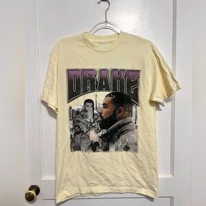 Drake Game Changer T-Shirt CLB Creme White Graphic Print Size M